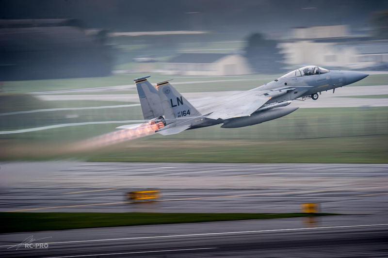 Illustration for article titled This Photo Tour Of The USAF's "Grim Reapers" F-15 Squadron Will Give You Shivers